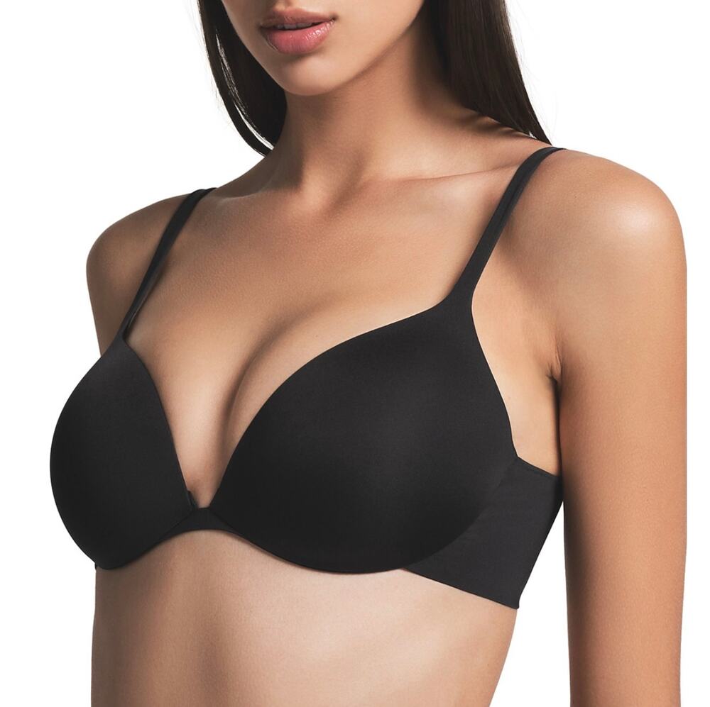 Skims ultimate push up plunge bra onyx 32C